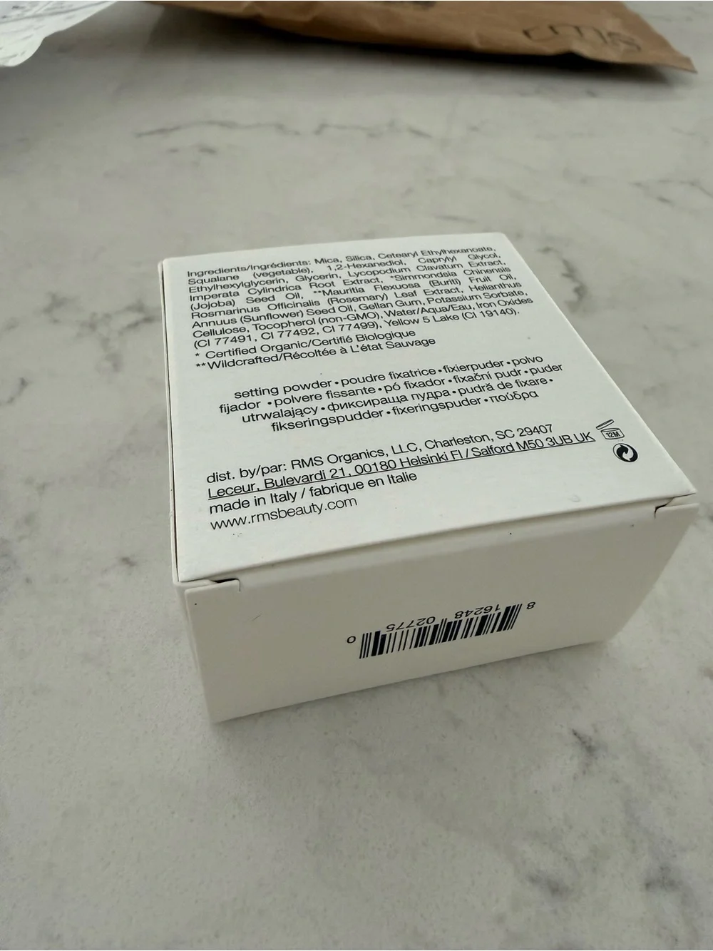 RMS Beauty Translucent Setting Powder - White Cream Jar